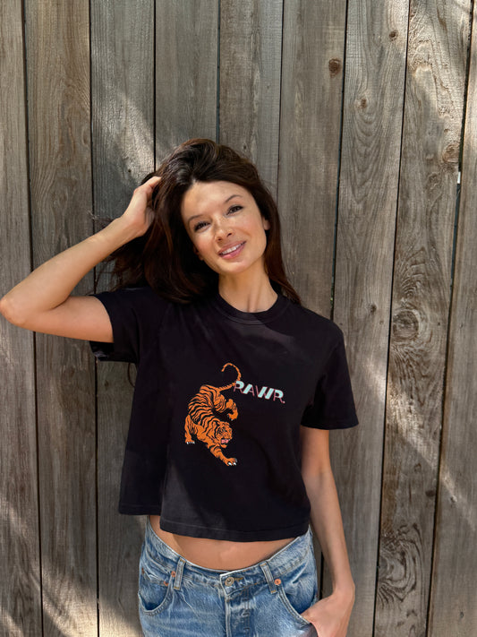 RAWR ~ Boxy Crop Tee