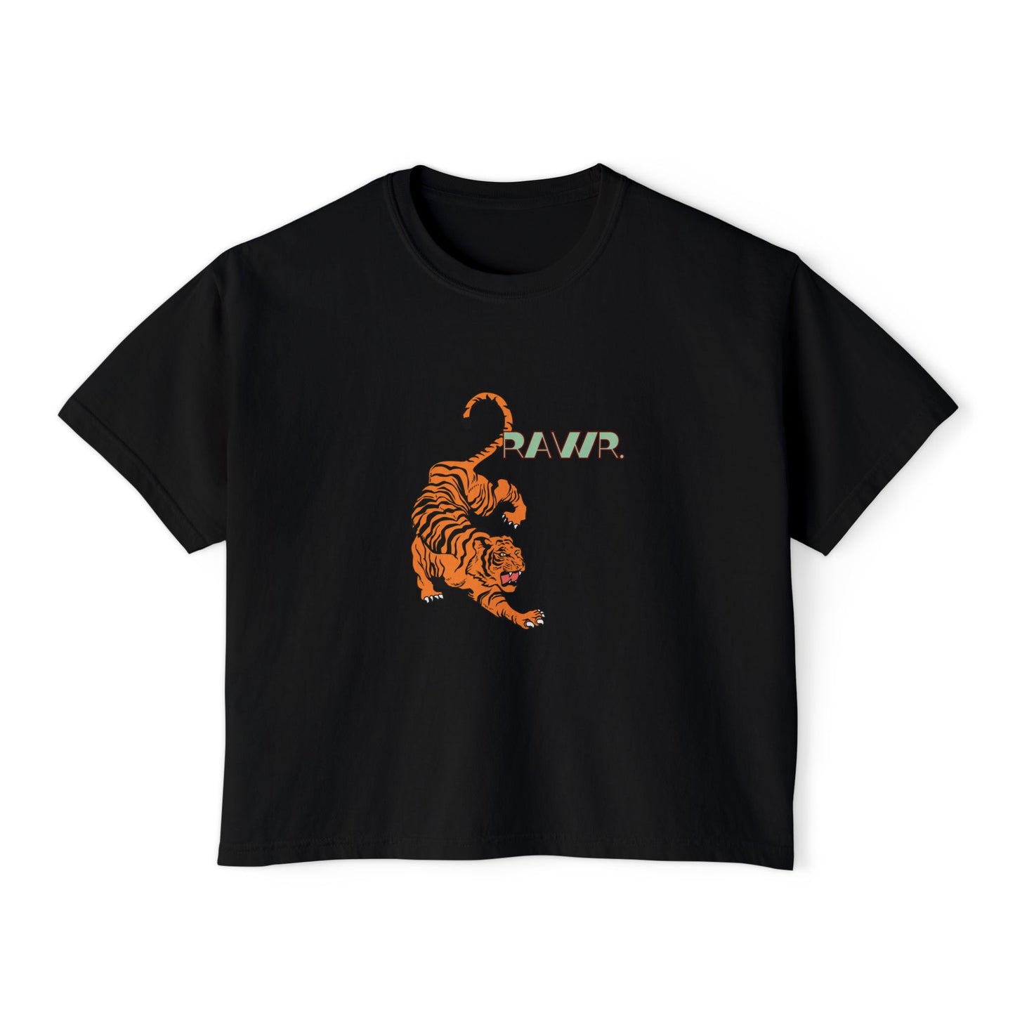 RAWR ~ Boxy Crop Tee