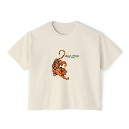 RAWR ~ Boxy Crop Tee