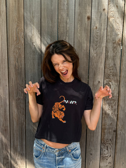 RAWR ~ Boxy Crop Tee