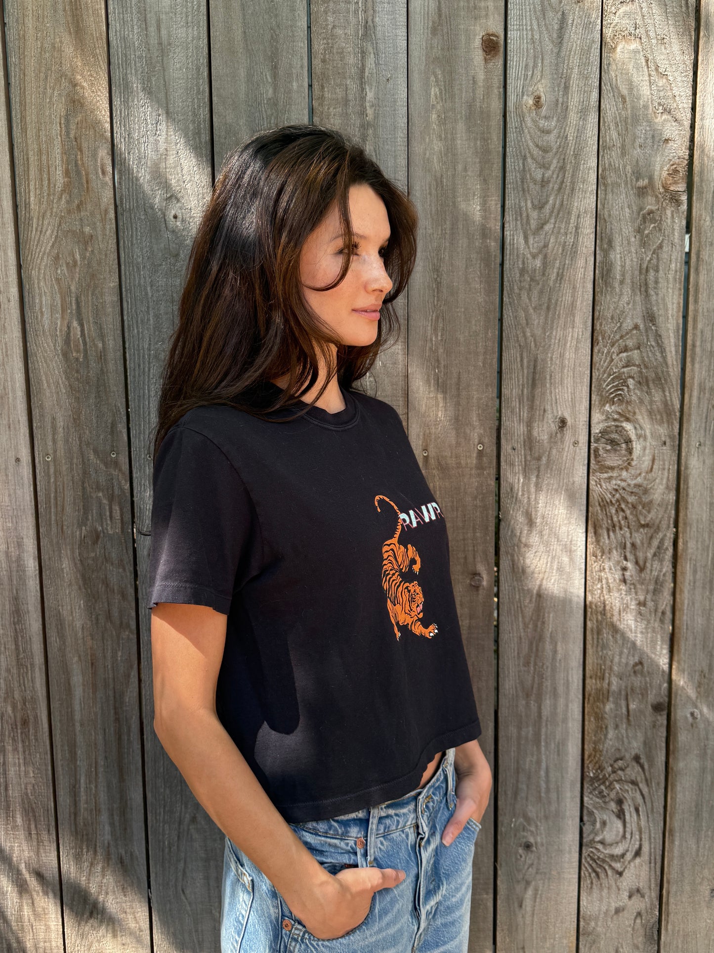 RAWR ~ Boxy Crop Tee
